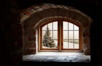 An interior shot of an old stone house with very thick walls, illustrating the challenge for Wi-Fi signals.
